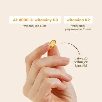 Natu Care Witamina D3+K2, kapsułki, 60 szt.