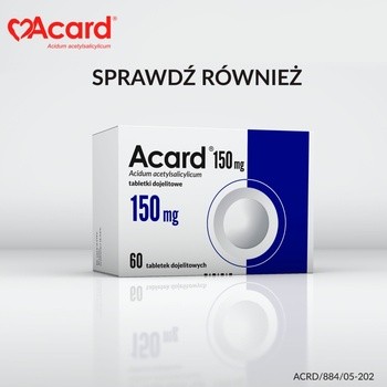 Acard, 75 mg, tabletki dojelitowe powlekane, 60 szt.