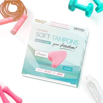 JoyDivision Soft Tampons Normal, tampony bez sznurka, 3 szt.