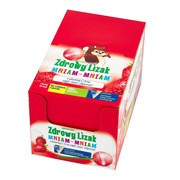 Zdrowy Lizak MniamMniam, z witaminą C i D, na ząbki, kości i odporność, smak truskawkowy, 40 szt. https://azcdn.doz.pl/image/d/product/0fd65088-scale-180x180.png