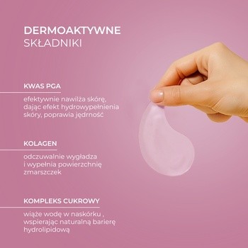 L`Biotica PGA Hydro Fusion, hydrożelowe płatki pod oczy z kolagenem, 1 komplet (2 szt.)