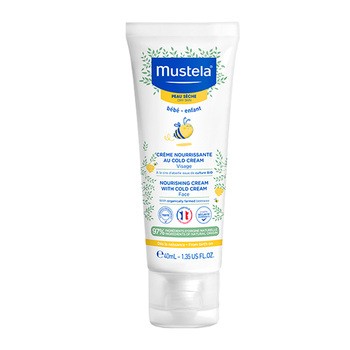 Mustela Bebe-Enfant, krem odżywczy z Cold Cream i organicznym woskiem pszczelim, 40 ml