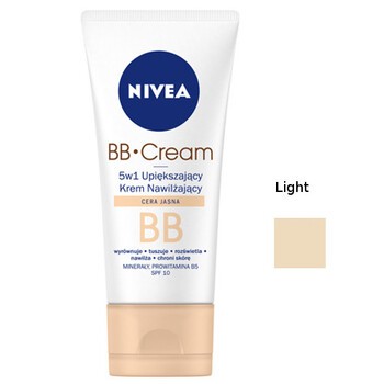 Nivea BB, krem nawilżający, cera jasna, 50 ml