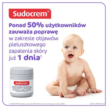 Sudocrem Expert, krem barierowy, pieluszkowe zapalenie skóry, otarcia, 60 g