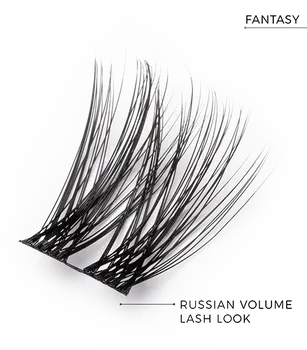 Nanolash DIY Eyelash Extensions, kępki rzęs, Fantasy, 36 szt.