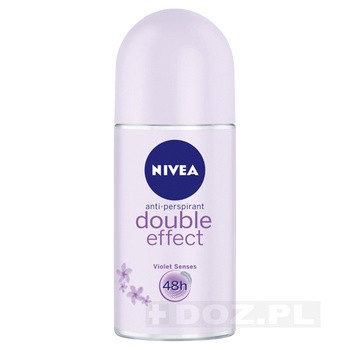 Nivea Double Effect Violet Senses 48h, antyperspirant, roll-on, 50 ml