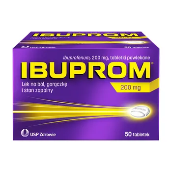 Ibuprom 200 mg 50 tabletek [US PHARMACIA]