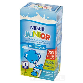 Mleko Nestle Junior, proszek o smaku naturalnym od 1 roku życia, 350 g