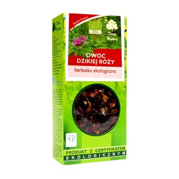 Dary Natury, herbatka ekologiczna owoc dzikiej róży, 50 g