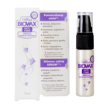 Biovax, odżywcze serum do paznokci, 15 ml