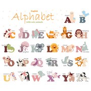 Sipo, Naklejki na ścianę dla dzieci, Alfabet Zwierzątka, 1 szt. https://azcdn.doz.pl/image/d/product/7f6195a8-scale-180x180.jpg