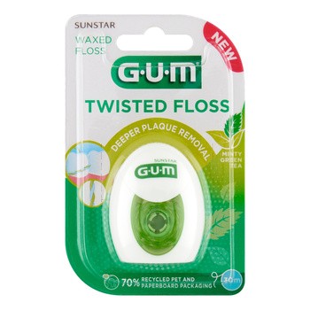 Gum Twisted Floss, nić dentystyczna, 30m