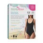 Masmi Reuse Menstruacyjny jednoczęściowy kostium kąpielowy UPF 50+, czarny, rozmiar L, 1 szt.