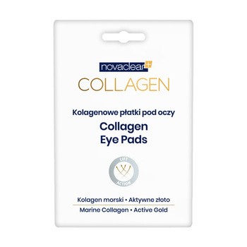 Novaclear Collagen, kolagenowe płatki pod oczy, 2 szt.