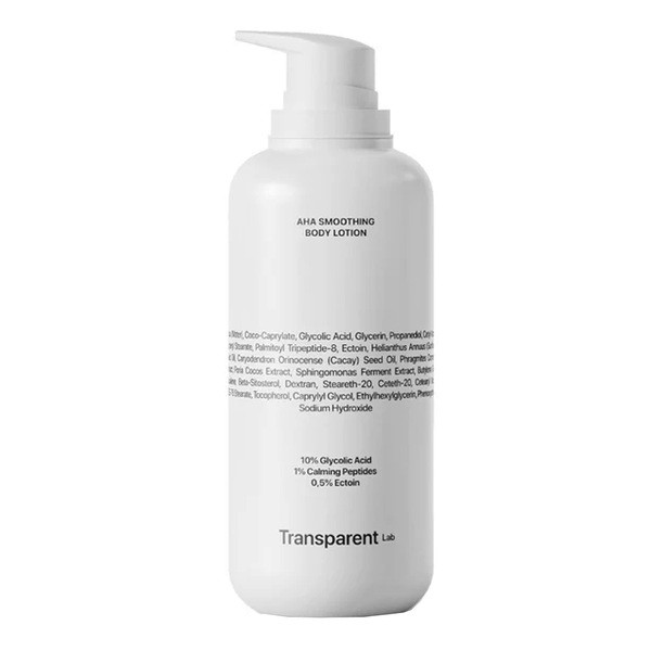 Transparent Lab Transparent Lab AHA Smoothing Body Lotion, balsam do ciała z kwasami AHA,  400 ml