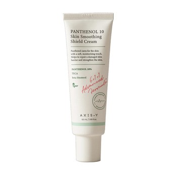 Axis-Y Panthenol 10 Skin Smoothing Shield Cream, krem do twarzy z 10% pantenolem, 50 ml