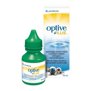 Optive Plus, krople do oczu, 10 ml