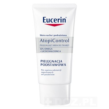 Eucerin AtopiControl, krem do twarzy pielęgnujący, 50 ml
