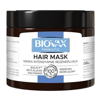 Zestaw Promocyjny Biovax Prebiotic maska + tonik do skóry głowy