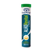 Kruger Vital Power Alko Revital, tabletki musujące, smak cytrynowy, 20 szt.
