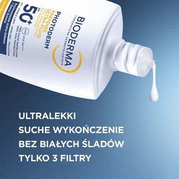Bioderma Photoderm XDefense Ultra-Fluid, ochronny ultralekki fluid  SPF 50+, bezbarwny, 40 ml