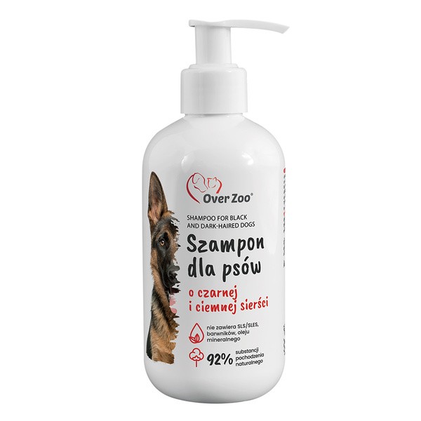 Over Zoo Over Zoo, szampon dla psów o czarnej i ciemnej sierści, 250 ml — Inhaltsstoffe und Bewertung