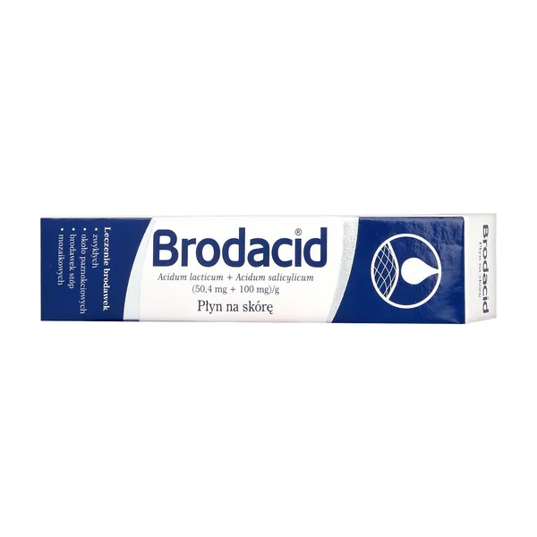 Brodacid (50,4 mg + 100 mg)/g płyn na skórę 8 g [GRUPA INCO]