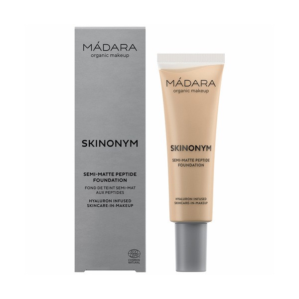 Skinonym Madara, Skinonym, Półmatowy podkład peptydowy, #35 True Beige, 30 ml