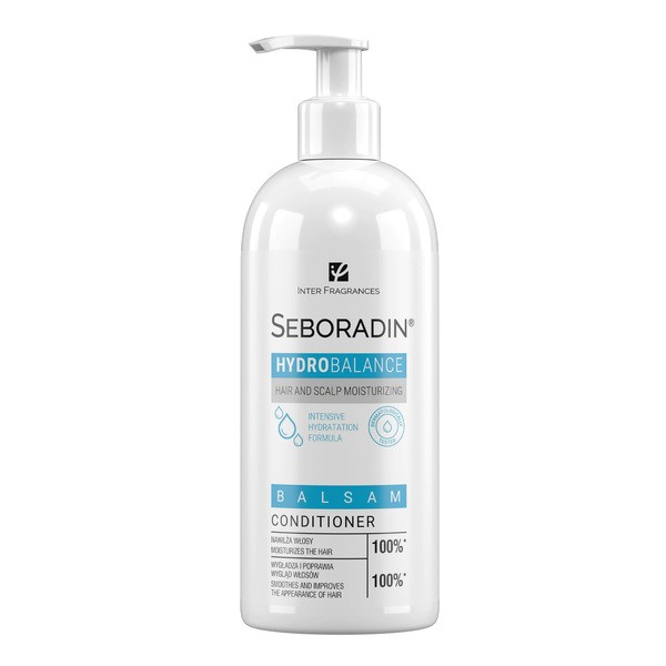 Seboradin Seboradin Hydro Balance, balsam do włosów intensywnie nawilżający, 400 ml — Składniki i ocena