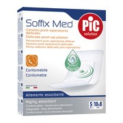 alt PiC Soffix Med, plaster pooperacyjny z antybakteryjnym opatrunkiem, 10 x 8 cm, 5 szt.