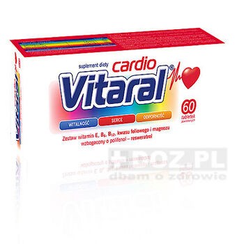 Vitaral Cardio, tabletki powlekane, 60 szt