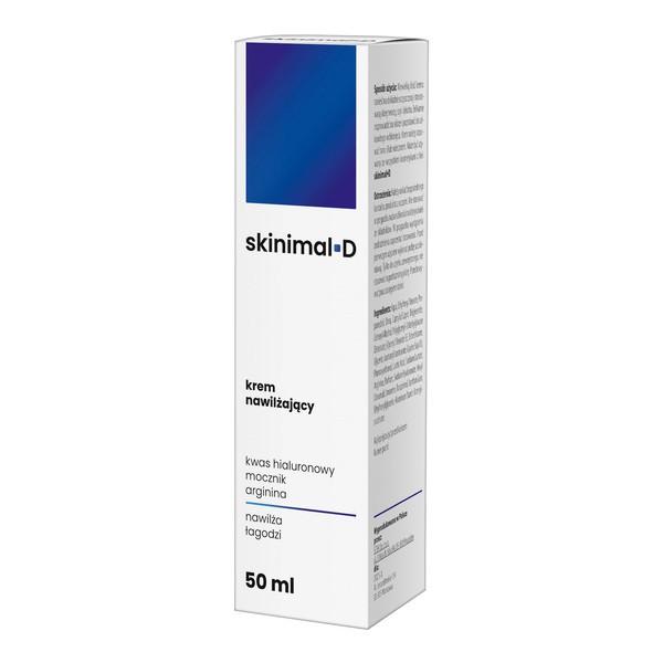 Skinimal D Skinimal D, krem nawilżający, 50 ml — Składniki i ocena