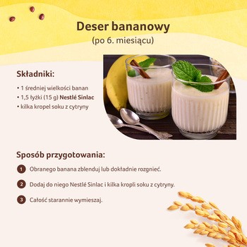 Nestle Sinlac, bezglutenowy produkt zbożowy, po 6. miesiącu, 500 g