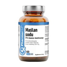 Pharmovit, Maślan sodu 71% kwasu masłowego, kapsułki, 60 szt.