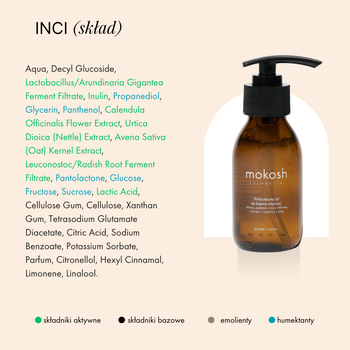 Mokosh, prebiotyczny żel do higieny intymnej, nagietek z owsem, 100 ml