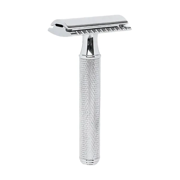 Т-образная бритва Men Rock The Double Edged Razor, серебристая