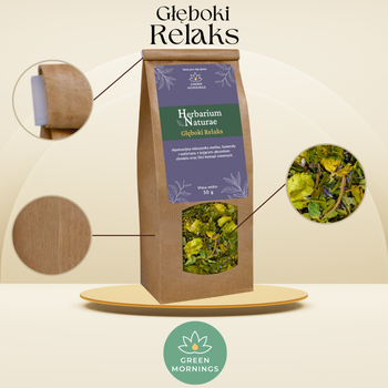 Green Mornings, Herbarium Naturae, Głęboki Relaks, herbata ziołowa, 50 g