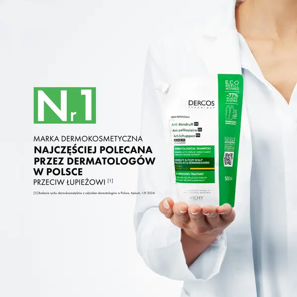 Шампунь против перхоти Vichy Dercos DS для сухих волос, 2 × 390 мл со сменной упаковкой — фото 7