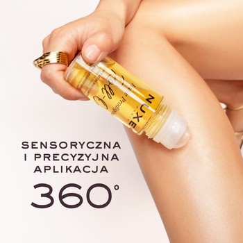 Nuxe Huile Prodigieuse, wielofunkcyjny suchy olejek do pielęgnacji twarzy, ciała i włosów, roll-on, 60 ml