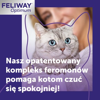 Feliway Optimum Kot, 1 dyfuzor + wkład uzupełniający, 48 ml