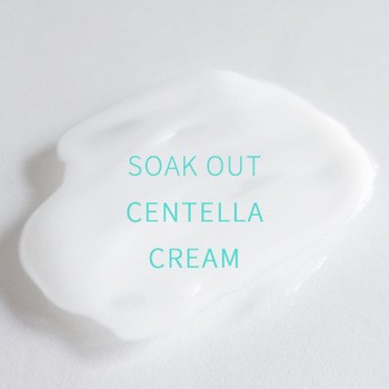 Ottie Soak Out, nawilżający krem do twarzy z wąkrotką azjatycką, 50 ml