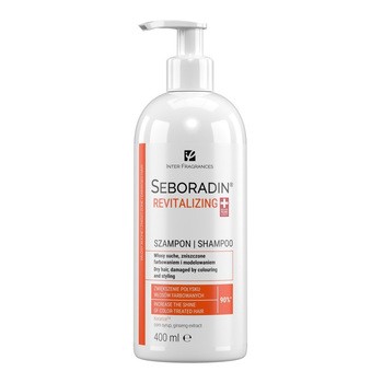 Seboradin Revitalizing, szampon regenerujący do włosów suchych, zniszczonych farbowaniem i modelowaniem, 400 ml