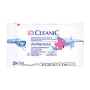 Cleanic Antibacterial, chusteczki odświeżające, 15 szt.