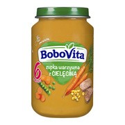BoboVita, zupka, warzywna z cielęciną, 190 g
