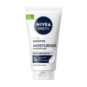 Nivea Men Sensitive, łagodzący krem nawilżający, 75 ml