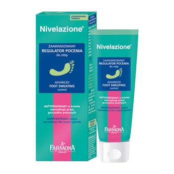 Farmona Nivelazione, zaawansowany regulator pocenia do stóp, antyperspirant w kremie, 75 ml