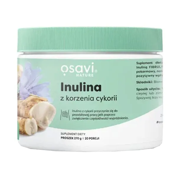 Инулин Osavi Nature из корня цикория, для кишечника, порошок, 270 г