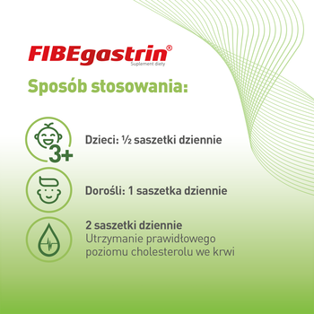 FIBEgastrin, proszek, saszetki, 15 szt.