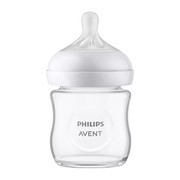 Avent, butelka szklana responsywna dla niemowląt, Natural, 120 ml, 1 szt.