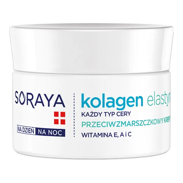 Kolagen + Elastyna przeciwzmarszczkowy krem tłusty 50ml [Soraya]